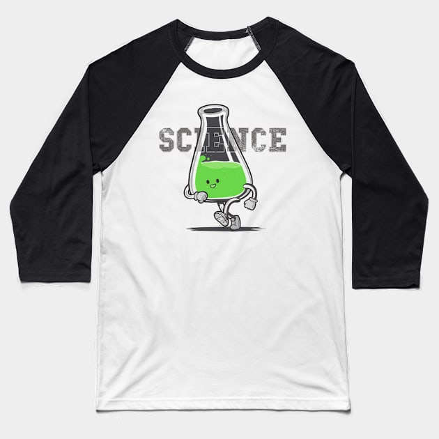 Science Baseball T-Shirt by Naolito